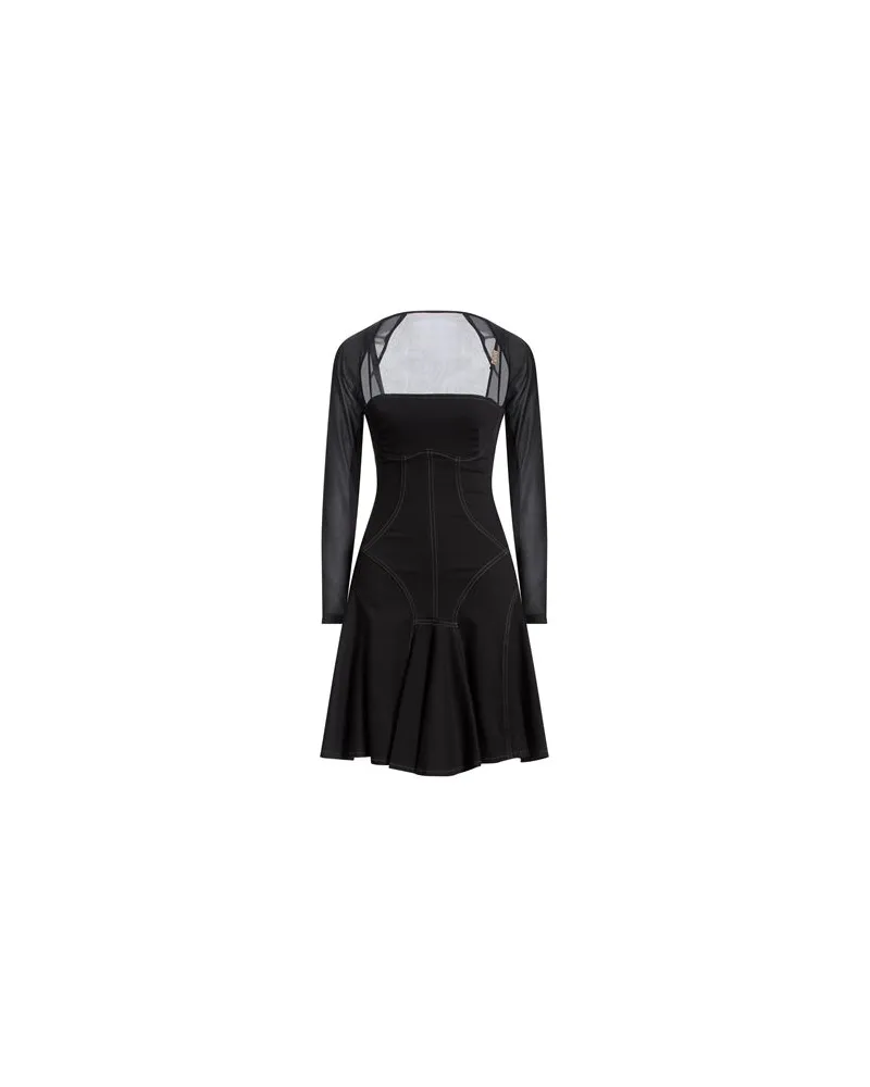 Versace Jeans KLEIDER - Mini-Kleiderauf YOOX.COM Schwarz