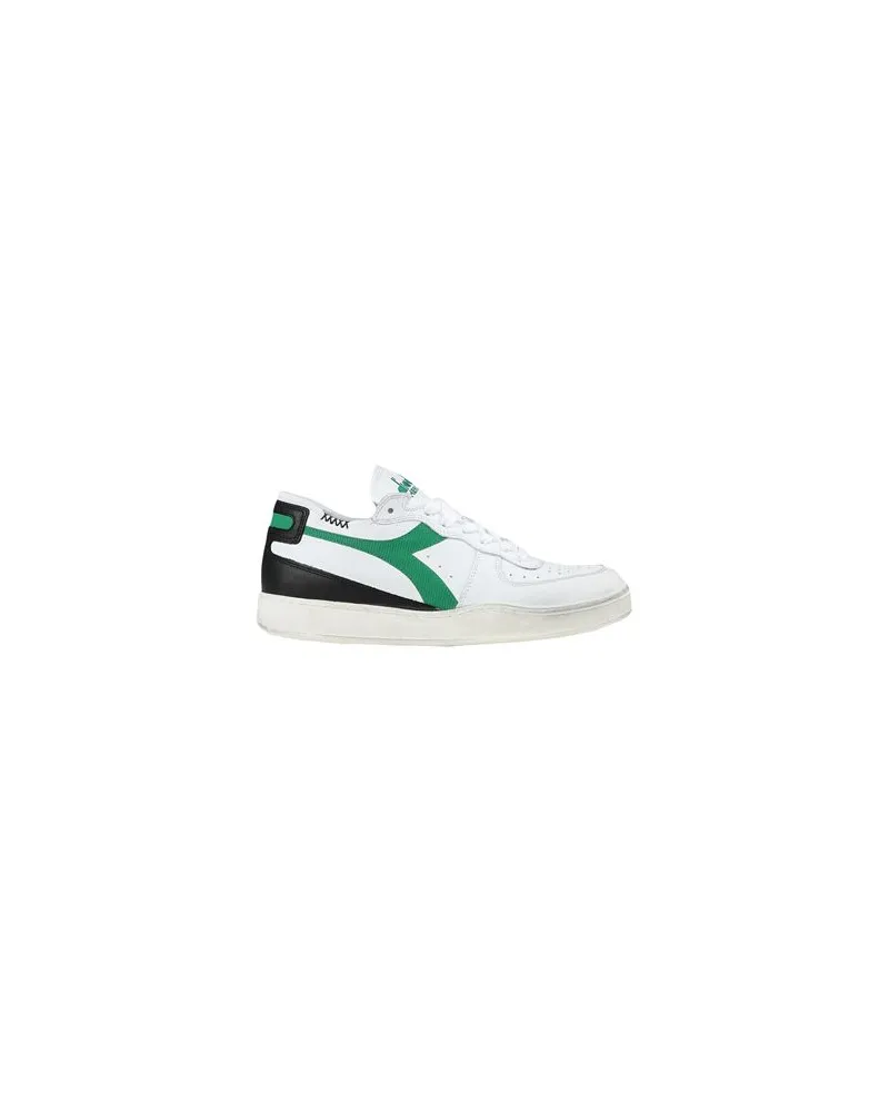 Diadora MI BASKET ROW CUT   - SCHUHE - Sneakersauf YOOX.COM Weiß