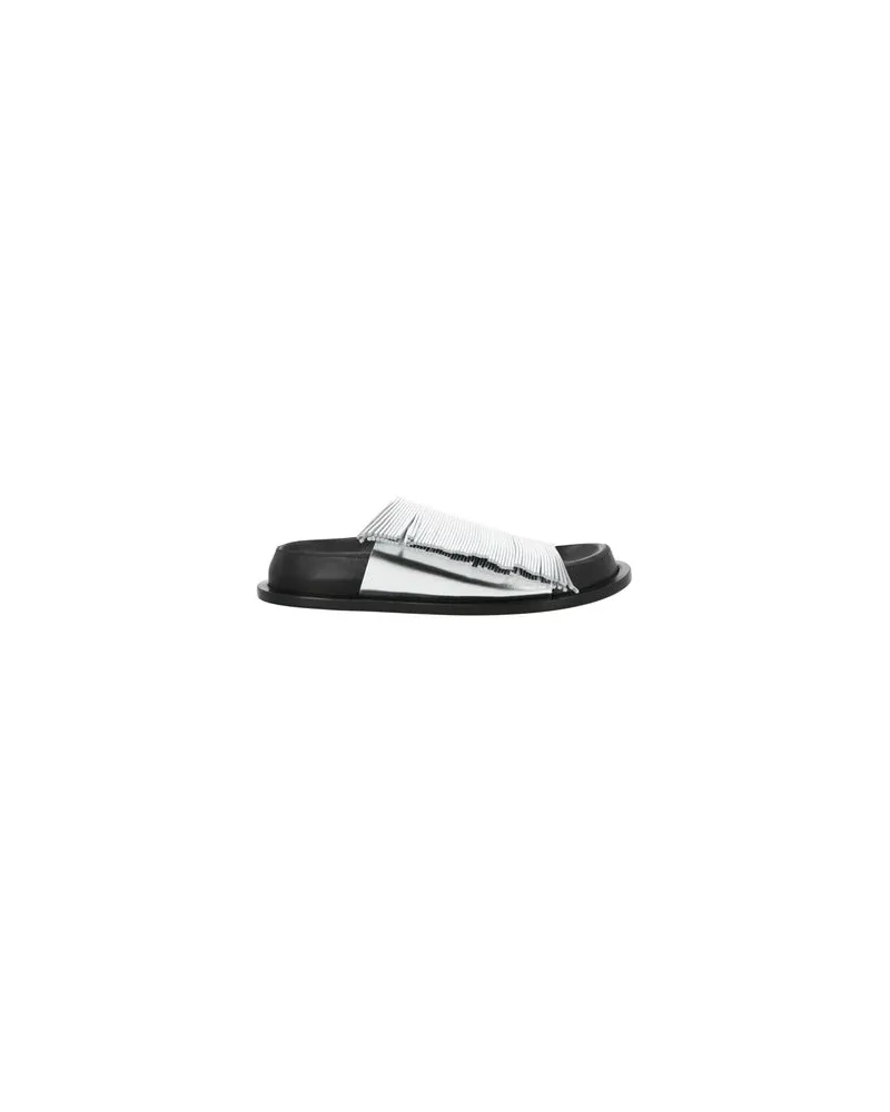 Jil Sander SCHUHE - Sandalenauf YOOX.COM Silber