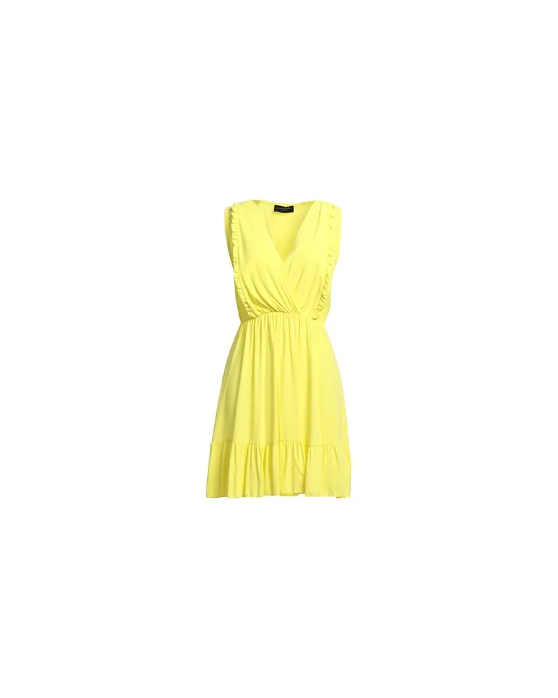 Angela Mele KLEIDER - Mini-Kleiderauf YOOX.COM Gelb