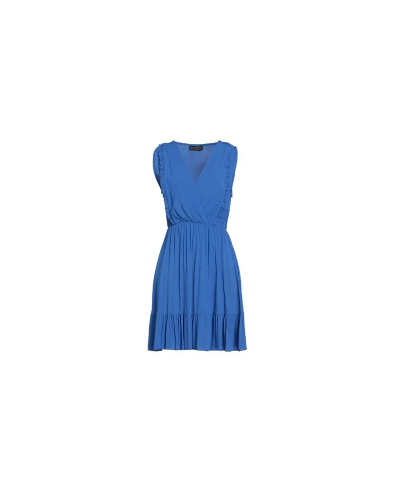 Angela Mele KLEIDER - Mini-Kleiderauf YOOX.COM Blau