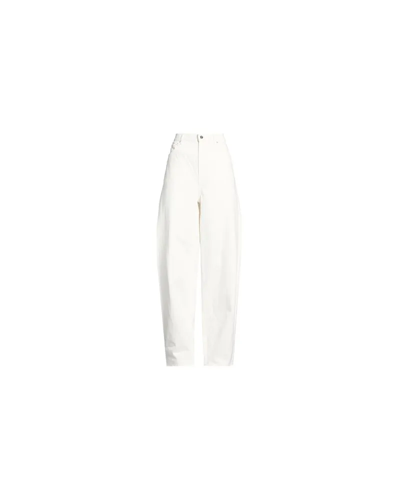 Totême HOSEN & RÖCKE - Jeanshosenauf YOOX.COM Weiß