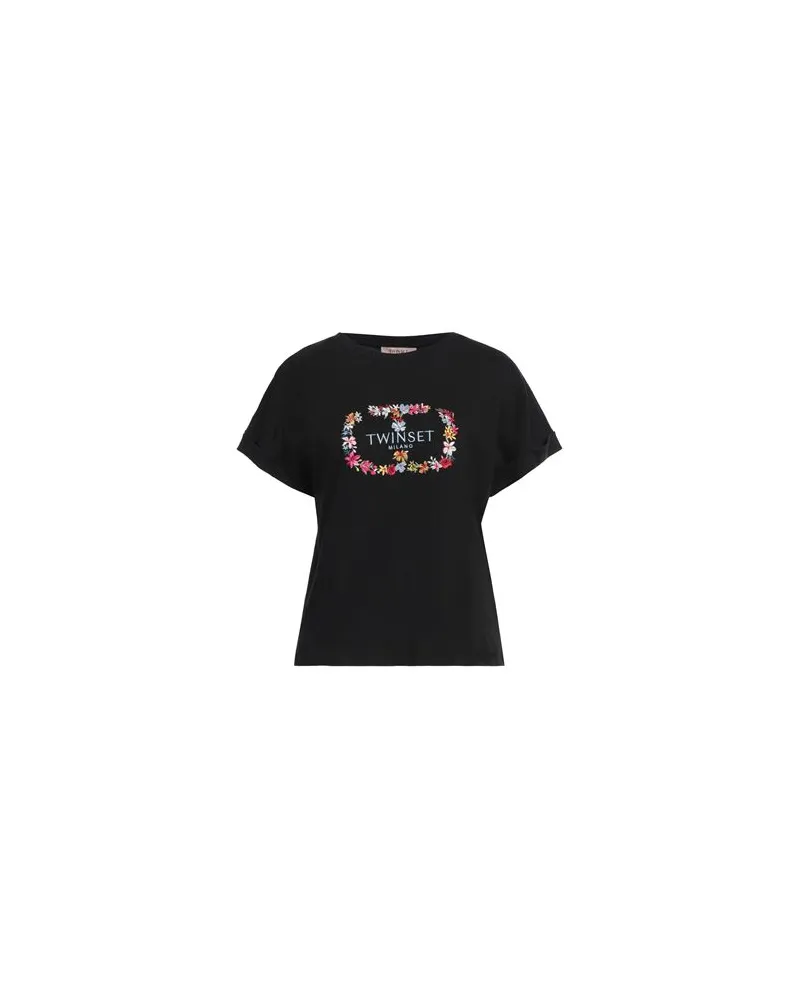 Twin-Set TOPS - T-shirtsauf YOOX.COM Schwarz