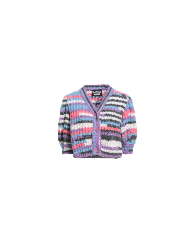 Moschino STRICKWAREN - Strickjackenauf YOOX.COM Lila