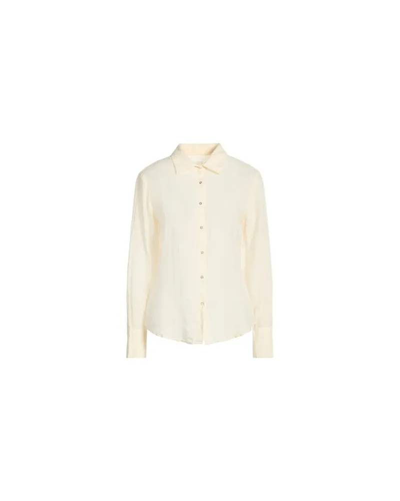 120% Lino TOPS - Hemdenauf YOOX.COM Cremeweiß