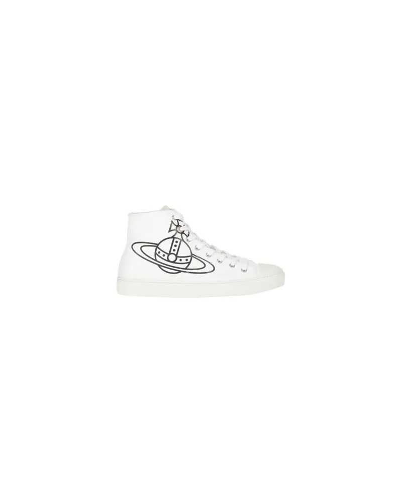 Vivienne Westwood PLIMSOLL HIGH TOP CANVAS	 - SCHUHE - Sneakersauf YOOX.COM Weiß