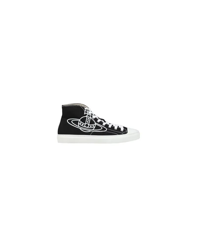 Vivienne Westwood PLIMSOLL HIGH TOP CANVAS	 - SCHUHE - Sneakersauf YOOX.COM Schwarz