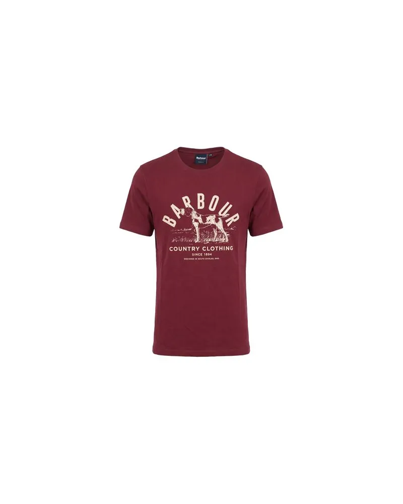 Barbour TOPS - T-shirtsauf YOOX.COM Bordeaux