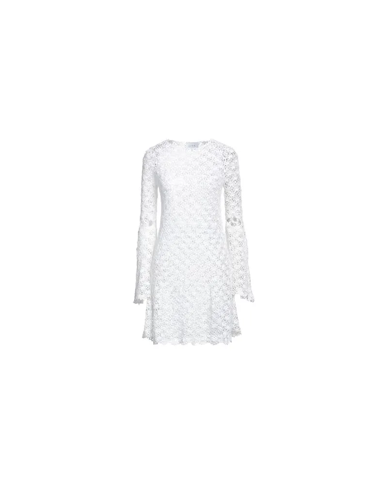 LIYA KLEIDER - Mini-Kleiderauf YOOX.COM Weiß