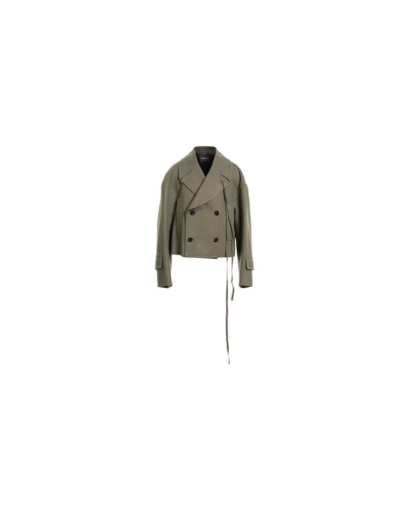 Ann Demeulemeester JACKEN & MÄNTEL - Mäntelauf YOOX.COM Militärgrün