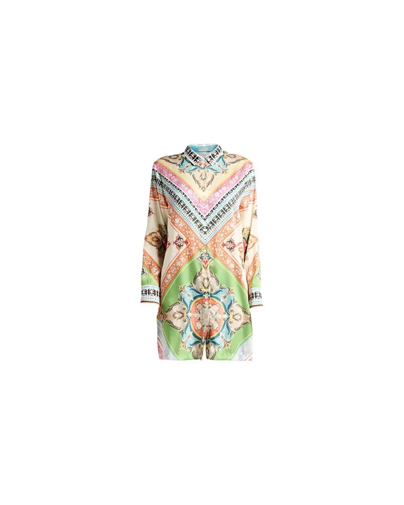 Mary Katrantzou KLEIDER - Mini-Kleiderauf YOOX.COM Cremeweiß