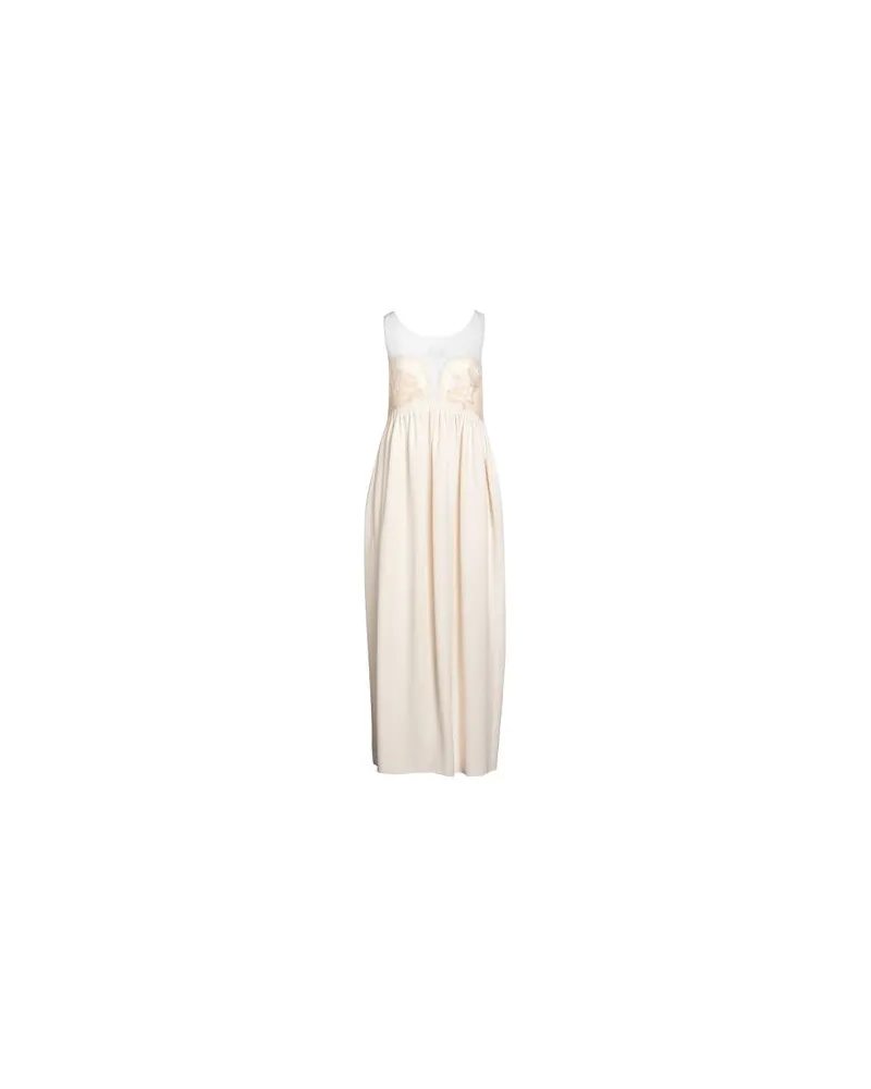 Maison Margiela KLEIDER - Maxi-Kleiderauf YOOX.COM Elfenbein