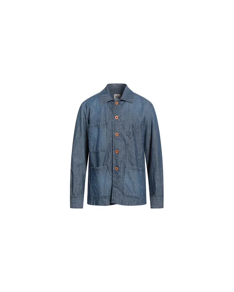 Manuel Ritz TOPS - Jeanshemdenauf YOOX.COM Blau