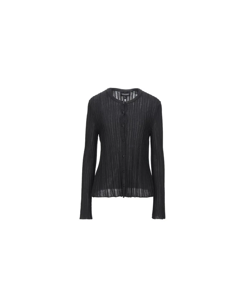 Emporio Armani STRICKWAREN - Strickjackenauf YOOX.COM Schwarz