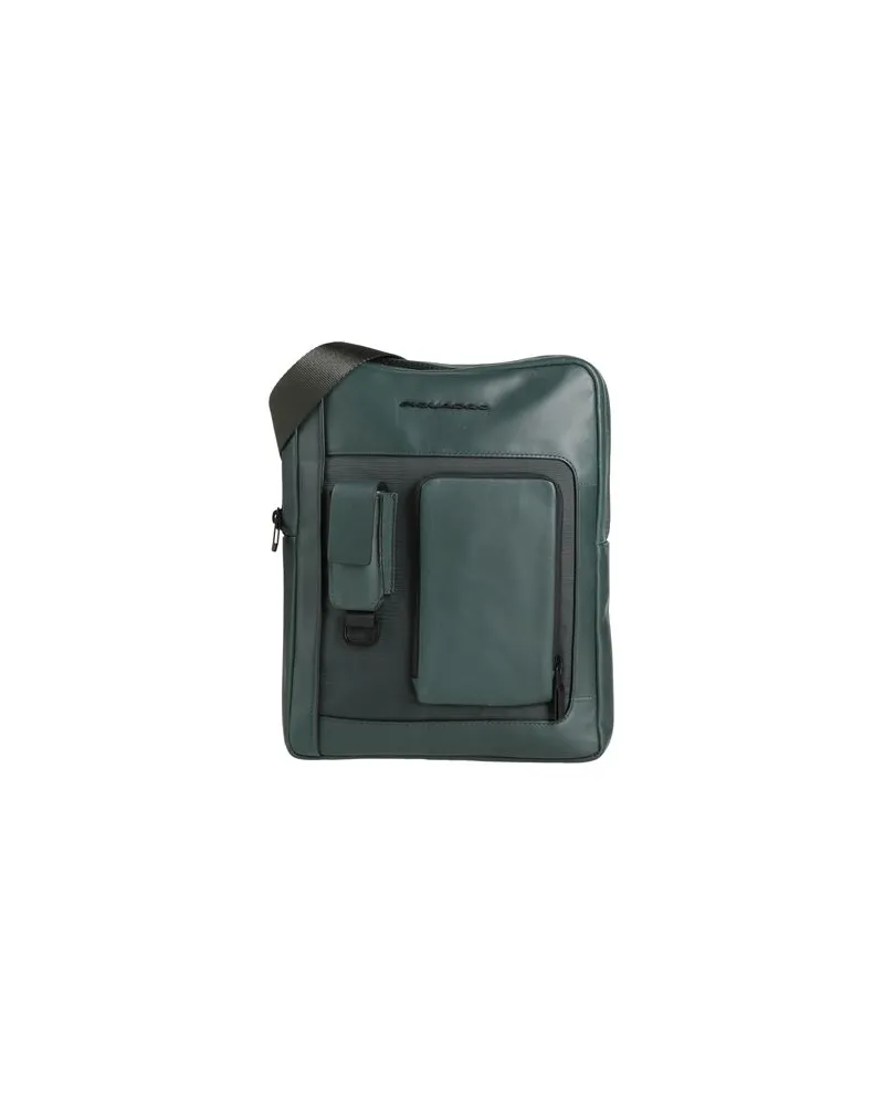 Piquadro TASCHEN - Umhängetascheauf YOOX.COM Dunkelgrün