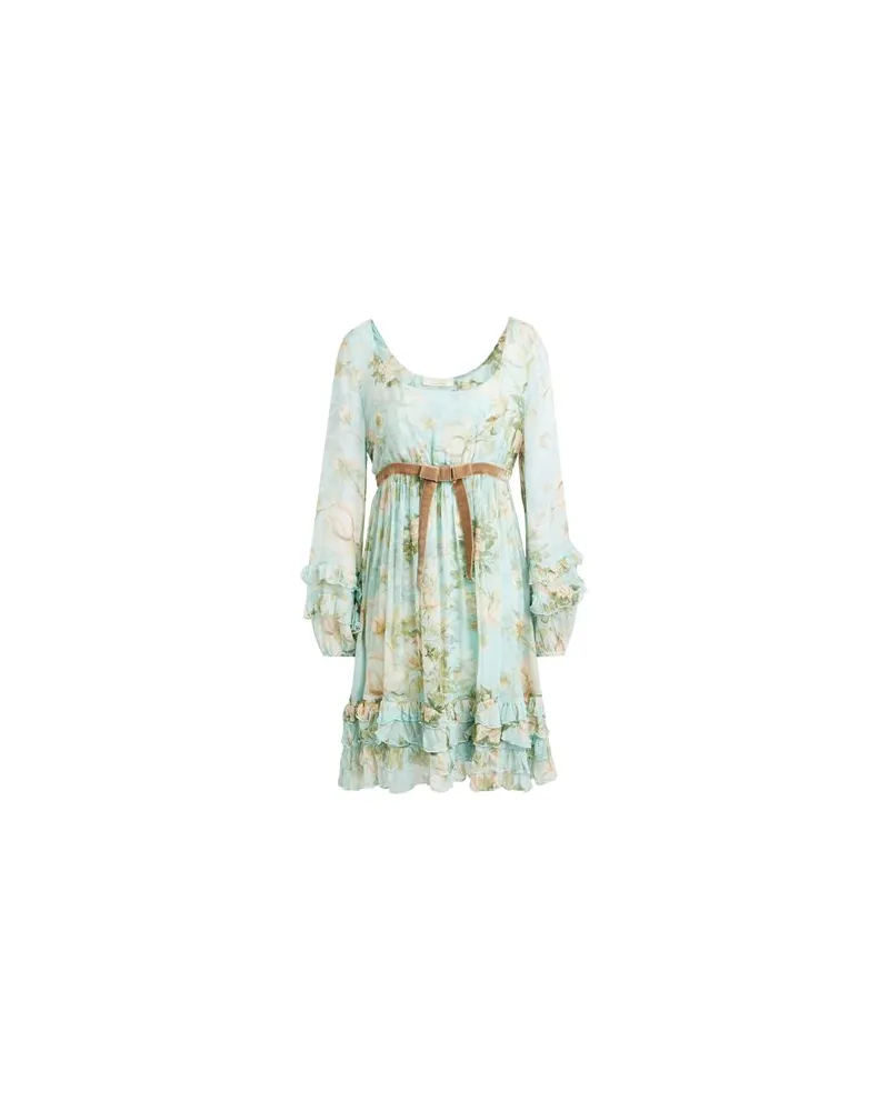 Alessia Zamattio KLEIDER - Mini-Kleiderauf YOOX.COM Himmelblau
