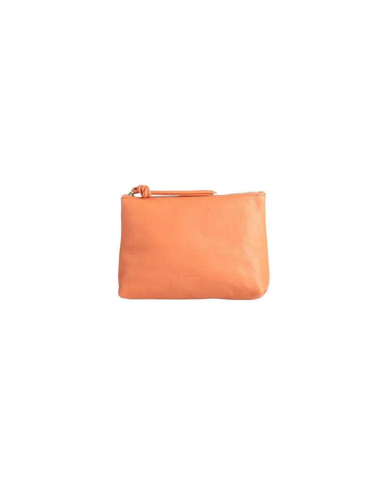 IL BISONTE Kleinlederwaren - Kosmetiktäschchenauf YOOX.COM Orange