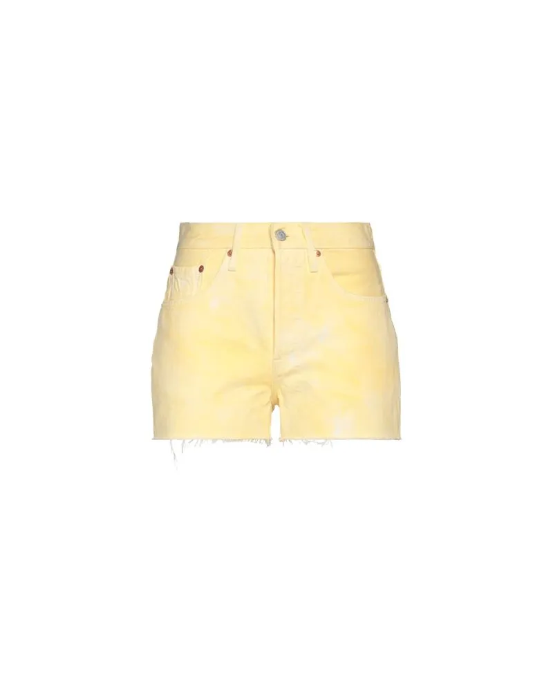 Levi's HOSEN & RÖCKE - Jeansshortsauf YOOX.COM Gelb