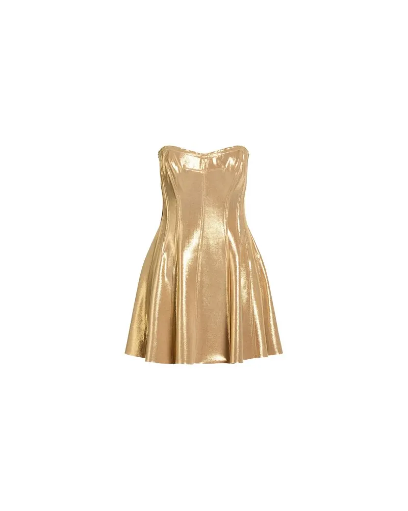 Norma Kamali KLEIDER - Mini-Kleiderauf YOOX.COM Gold