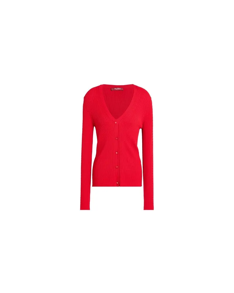 Max Mara STRICKWAREN - Strickjackenauf YOOX.COM Rot