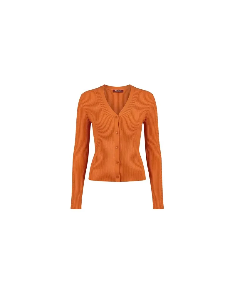 Max Mara STRICKWAREN - Strickjackenauf YOOX.COM Orange