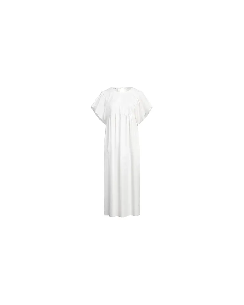 DOUUOD KLEIDER - Midi-Kleiderauf YOOX.COM Weiß