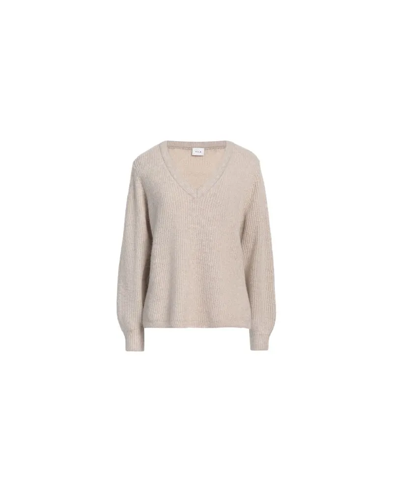 Vila STRICKWAREN - Pulloverauf YOOX.COM Beige