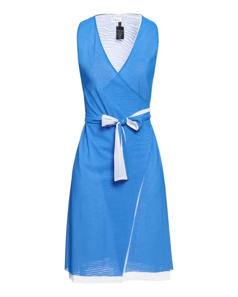 FISICO-Cristina Ferrari Mini-Kleid Azurblau