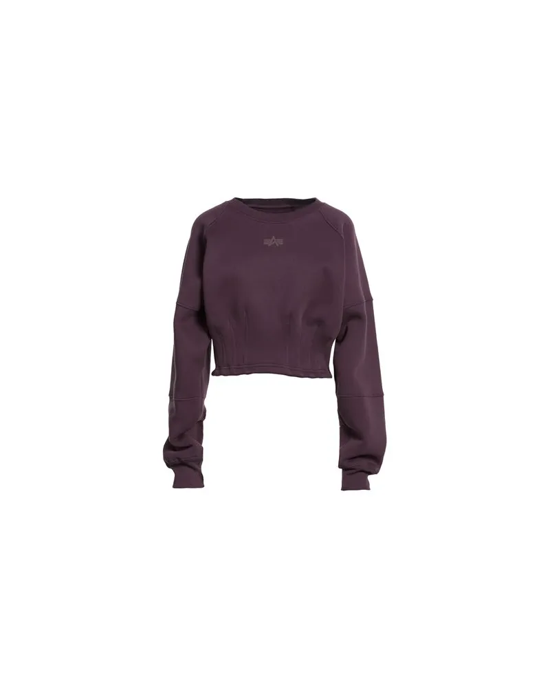 Alpha Industries TOPS - Sweatshirtsauf YOOX.COM Pflaume