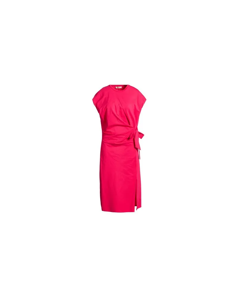 Twin-Set KLEIDER - Midi-Kleiderauf YOOX.COM Fuchsia