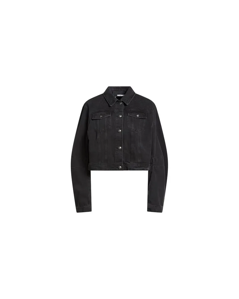ROTATE Birger Christensen JACKEN & MÄNTEL - Jeansjacken/Mäntelauf YOOX.COM Schwarz