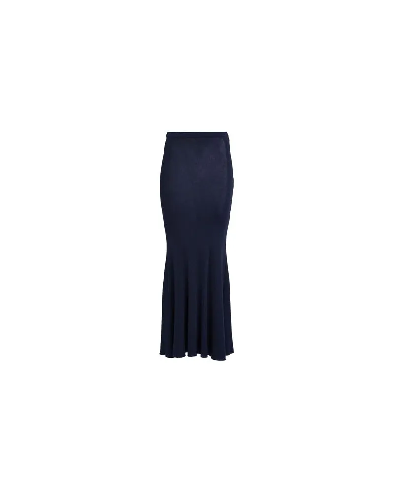 Self-Portrait HOSEN & RÖCKE - Maxi-Röckeauf YOOX.COM Marineblau