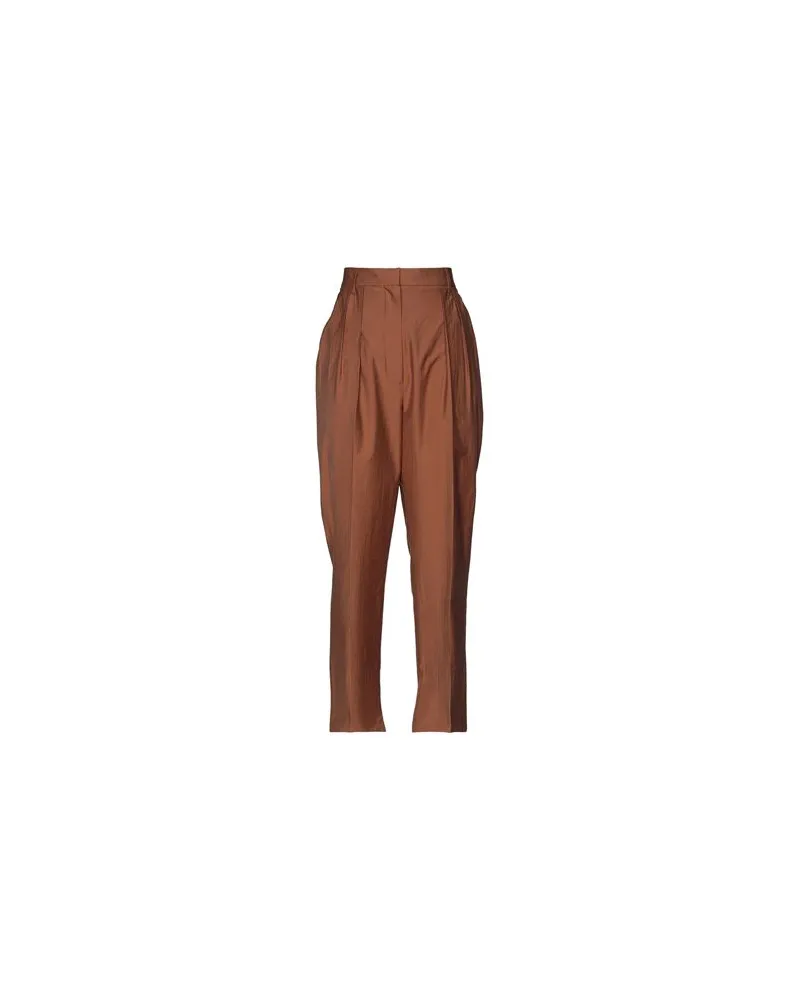 Nanushka HOSEN & RÖCKE - Hosenauf YOOX.COM Braun
