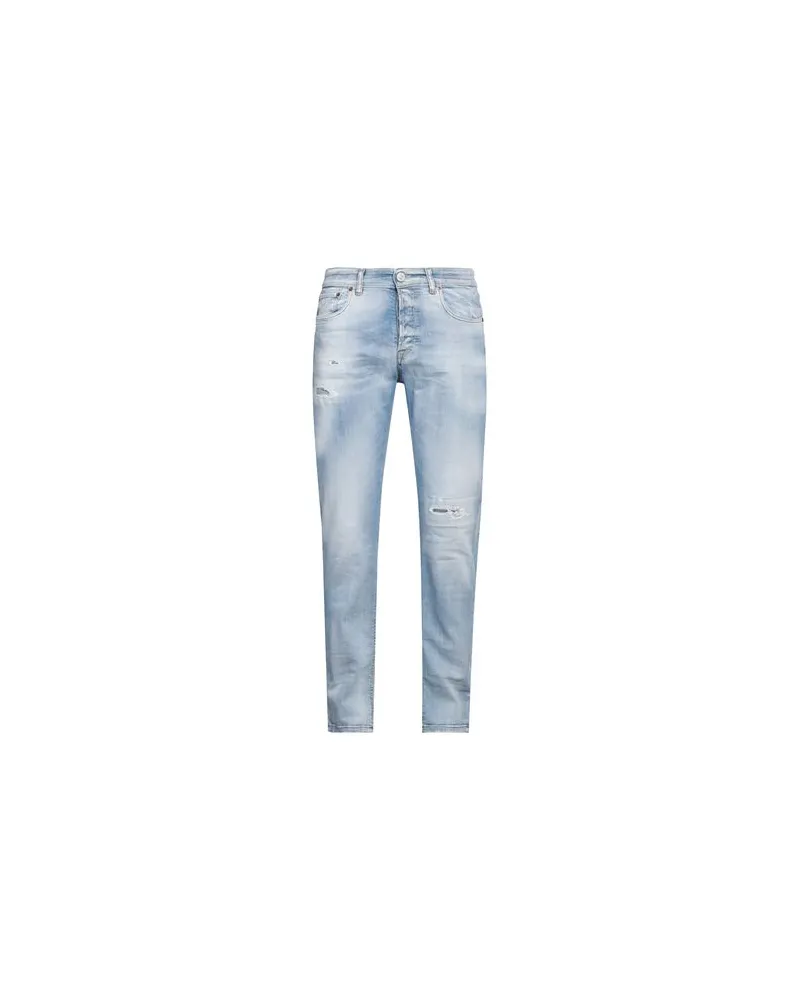 PMDS PREMIUM MOOD DENIM SUPERIOR HOSEN & RÖCKE - Jeanshosenauf YOOX.COM Blau