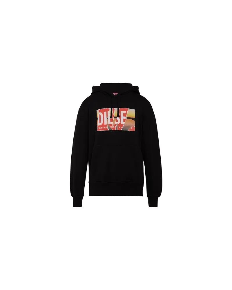 Diesel TOPS - Sweatshirtsauf YOOX.COM Schwarz