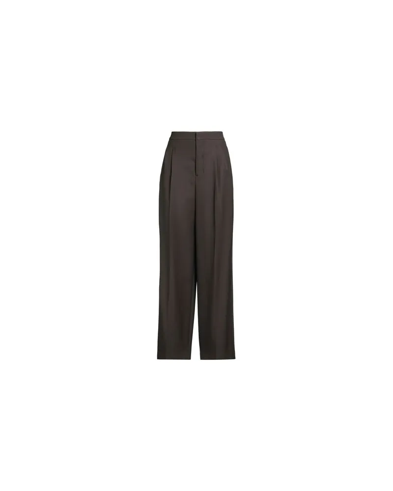 AMI Paris HOSEN & RÖCKE - Hosenauf YOOX.COM Dunkelbraun