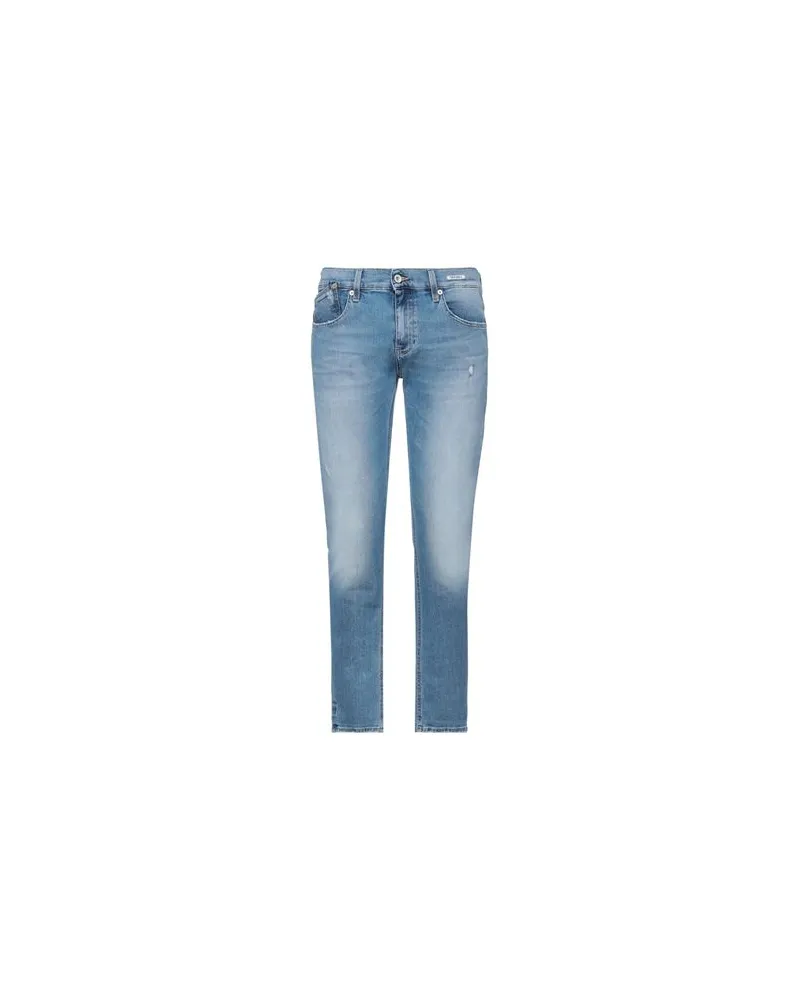 UNIFORM HOSEN & RÖCKE - Jeanshosenauf YOOX.COM Blau