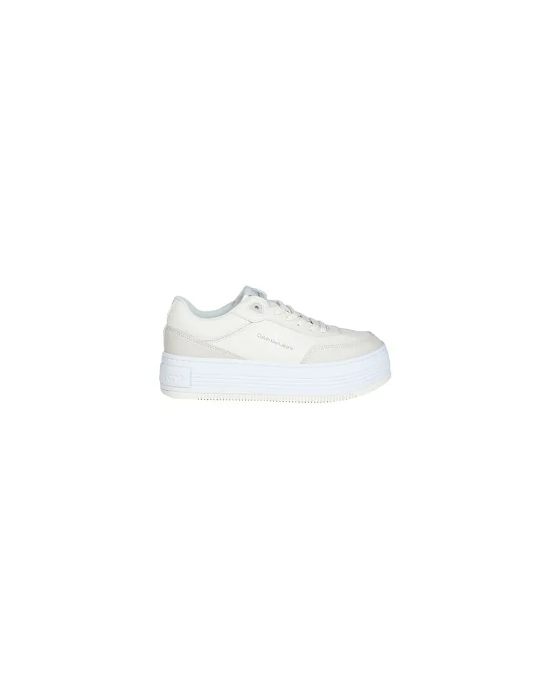 Calvin Klein SCHUHE - Sneakersauf YOOX.COM Cremeweiß