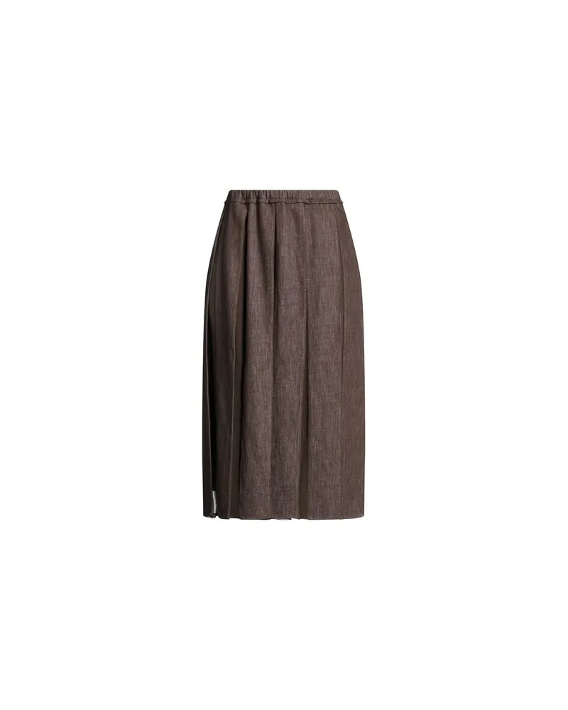 Brunello Cucinelli HOSEN & RÖCKE - Jeansröckeauf YOOX.COM Schokobraun