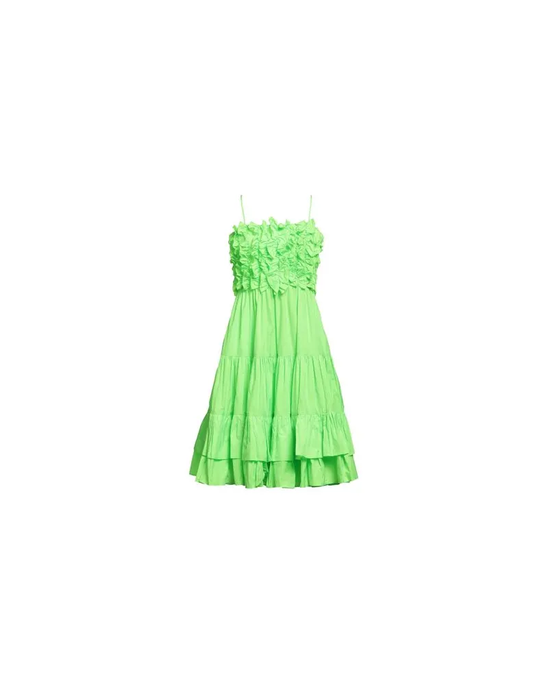 MSGM KLEIDER - Midi-Kleiderauf YOOX.COM Limettengrün