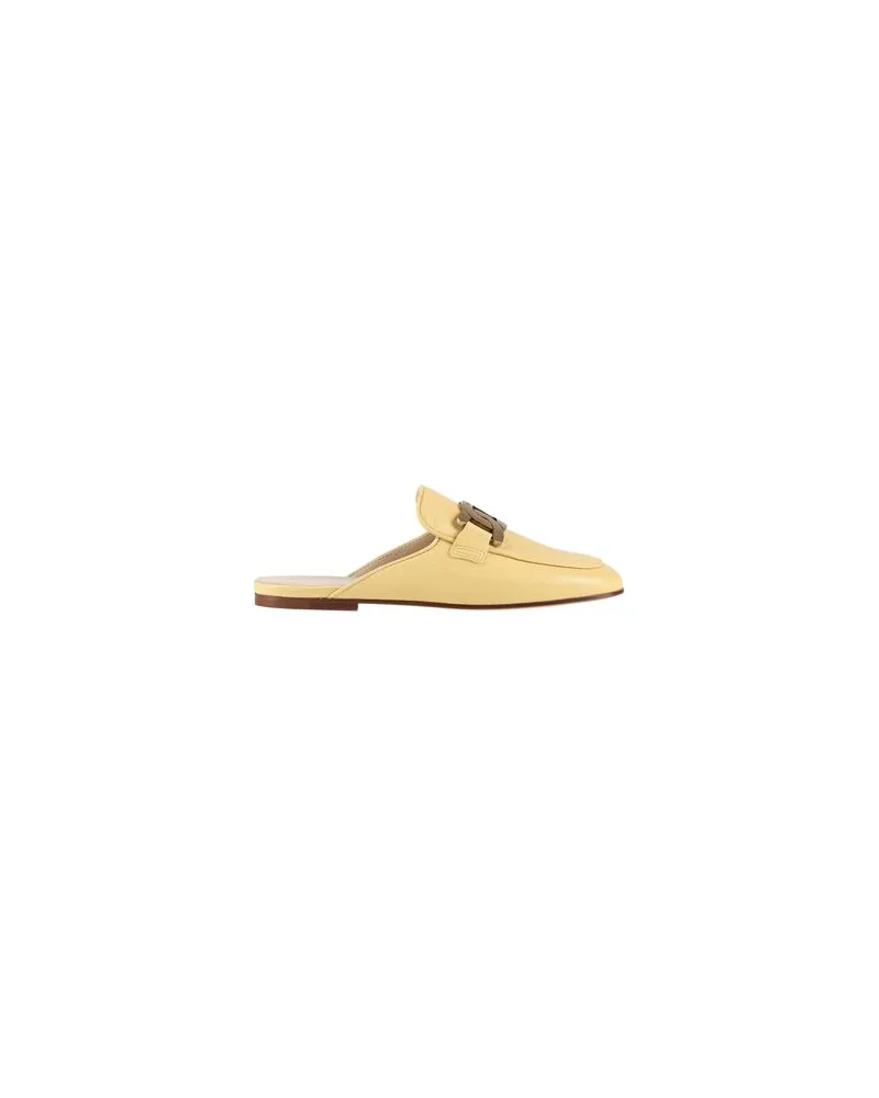 TOD'S SCHUHE - Mules & Clogsauf YOOX.COM Pastellgelb
