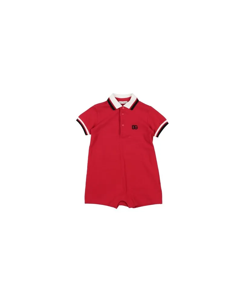 Dolce & Gabbana NEUGEBORENE - Babystrampler & -Latzhoseauf YOOX.COM Rot