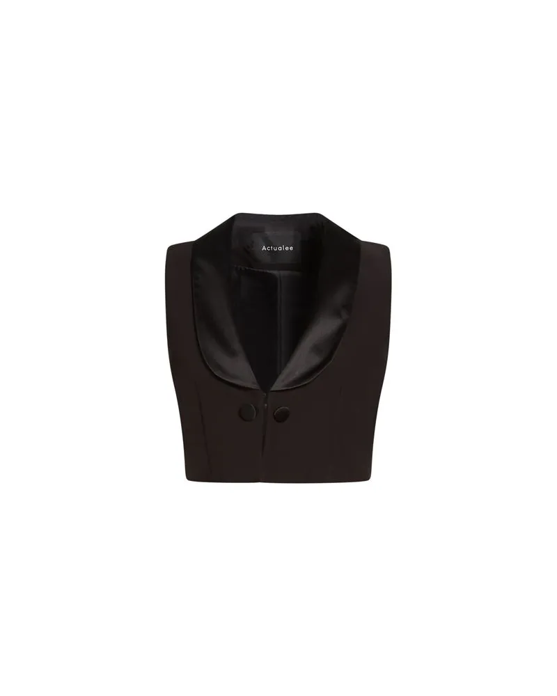 ACTUALEE ANZÜGE und CO-ORDS - Couture-Westenauf YOOX.COM Schwarz