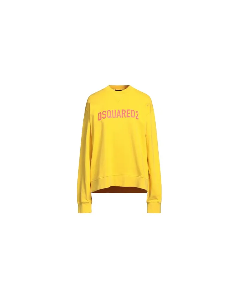 Dsquared2 TOPS - Sweatshirtsauf YOOX.COM Gelb