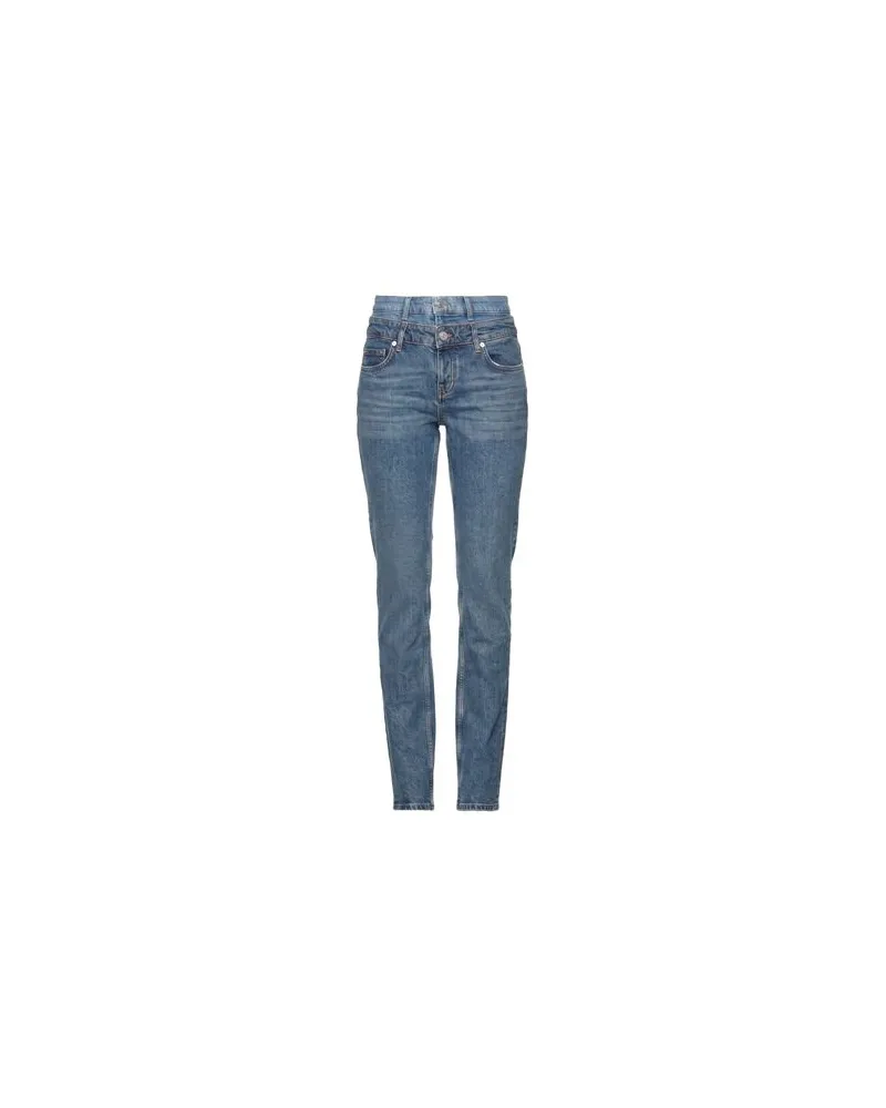 Maje HOSEN & RÖCKE - Jeanshosenauf YOOX.COM Blau