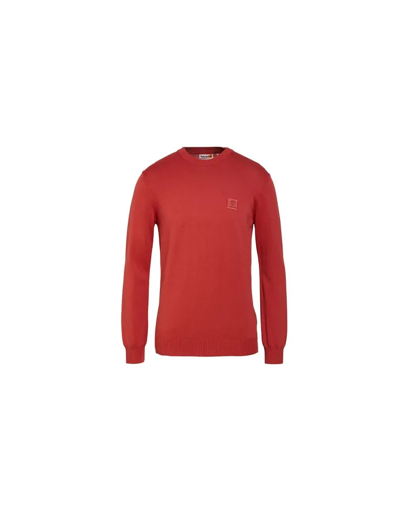 Timberland STRICKWAREN - Pulloverauf YOOX.COM Rostrot
