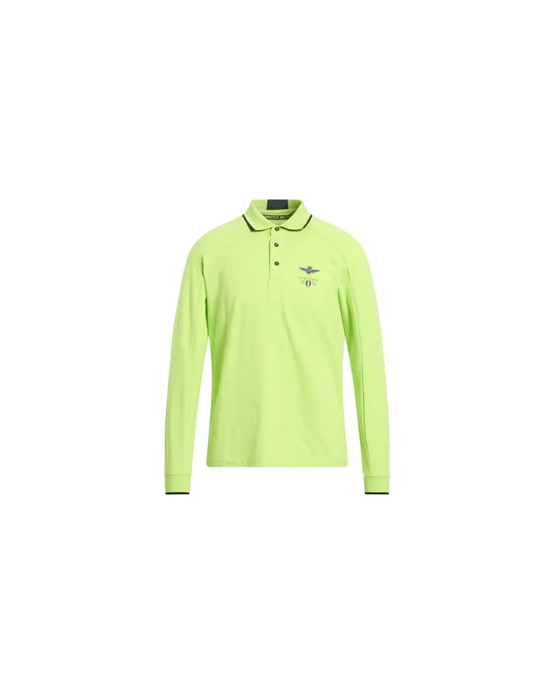 Aeronautica Militare TOPS - Poloshirtsauf YOOX.COM Limettengrün