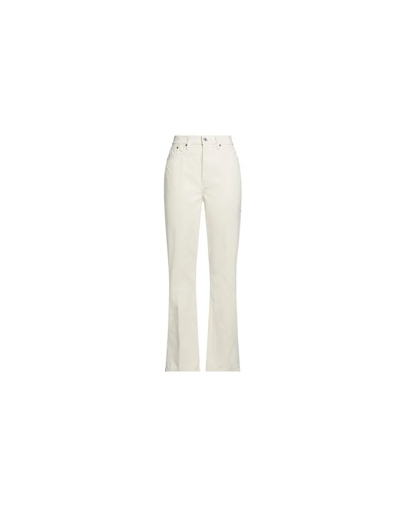 RE/DONE HOSEN & RÖCKE - Hosenauf YOOX.COM Elfenbein