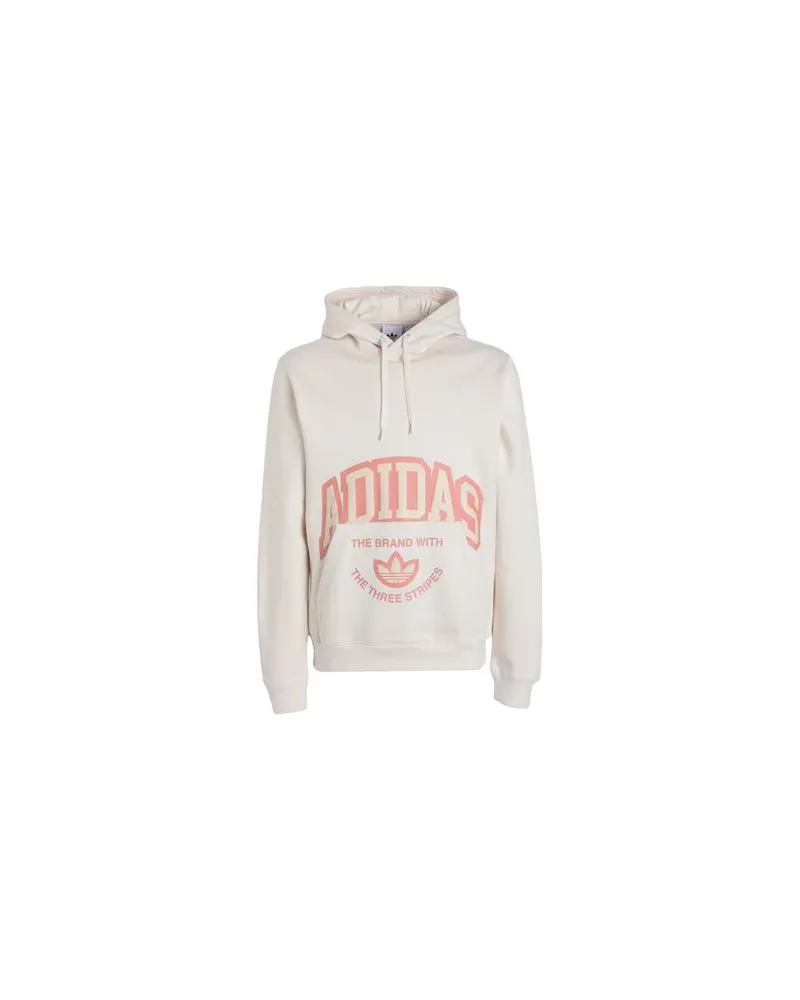 adidas VRCT HOODIE  - VRCT HOODIE - TOPS - Sweatshirtsauf YOOX.COM Cremeweiß