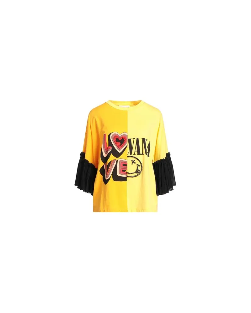 Semicouture TOPS - T-shirtsauf YOOX.COM Gelb